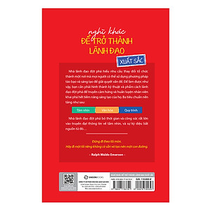 Sách Nghĩ Khác Để Trở Thành Lãnh Đạo Xuất Sắc