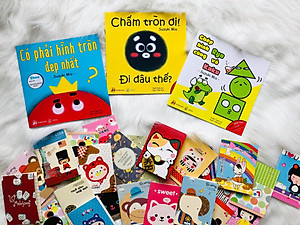 Combo Ehon Điều Kỳ Diệu Từ Những Hình Khối - Bộ 3 Cuốn (Ehon Nhật Bản 0-6 Tuổi) - Kèm Sổ Tay Mini Siêu Dễ Thương