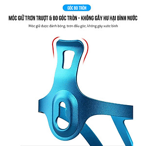 Giá Đỡ Bình Nước Xe Đạp Bằng Kim Loại Nhôm Siêu Nhẹ Gắn Cho Xe Đạp Thể Thao (Tặng Kèm Phụ Kiện, Dụng Cụ Lắp Đặt) - Mai Lee