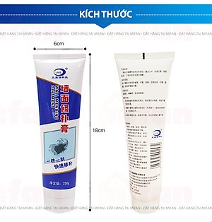 Keo Vá Tường Chống Thấm LKB 250gr - Trám Trét Vết Nứt Khe Hở Tường - Chống Mốc Ẩm Làm Sạch Tường - Mifan Hàng Chính Hãng