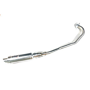 Pô Leovince bạc + cổ pô Exciter 135 