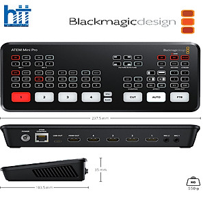 BỘ TRỘN HÌNH BLACKMAGIC DESIGN ATEM MINI PRO  - HÀNG CHÍNH HÃNG 