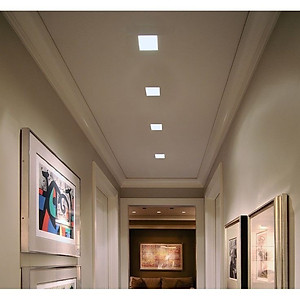 Đèn ốp trần nổi công suất 12W, 18W, 24W RIVEN loại vuông 2 màu ánh sáng hiện đại