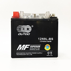 ẮC QUY XE MOTO PHÂN KHỐI LỚN OUTDO 12N9L-BS 12V - 9AH