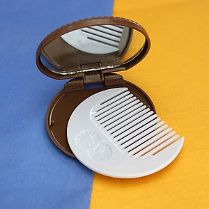 Bộ gương lược bỏ túi mini hình chiếc bánh cookies lạ mắt