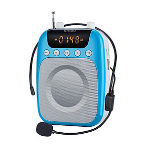 Máy trợ giảng không dây SHIDU kết nối bằng tần số cao cấp, mic trợ giảng cho giáo viên và hướng dẫn viên du lịch, loa trợ giảng cài áo tiện lợi, Hàng nhập khẩu