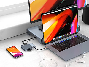 CỔNG CHUYỂN Hyper HyperDrive GEN2 6-IN-1 FOR MACBOOK, IPAD PRO 2018-2020, PC & DEVICES - Hàng chính hãng