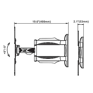 Giá Treo Tivi Đa Năng Góc Xoay 180° - Nhập khẩu | Dùng Cho Tivi 32-55 Inch