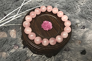 Vòng Tay Thạch Anh Hồng Chuẩn AAA Ngọc Quý Gemstones TA002