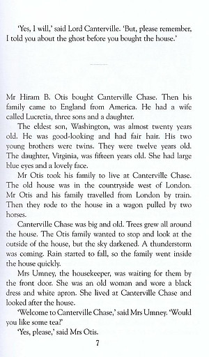 Canterville Ghost and Other Stories ,The