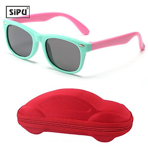 [Kèm Video] Mắt Kính Trẻ Em MK02 Cao Cấp Chống UV400 + Chống gãy Cho Bé Trai Bé Gái (Tặng Kèm Hộp Đựng Kính Hình Ô Tô)