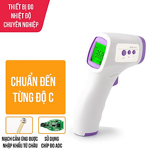 Nhiệt Kế Hồng Ngoại Bằng Nhựa ABS LCD Đo Nhiệt Độ Trán Không Tiếp Xúc