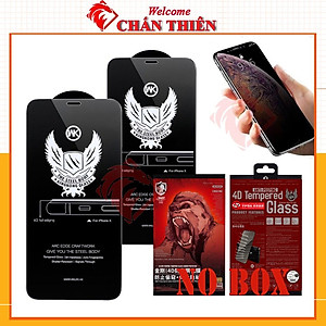 Kính Cường Lực Chống Nhìn Trộm Dành Cho Iphone 11 Promax Xsmax Xs X 6s Plus 7 8 Plus 12 Promax WK KINGKONG 4D Chính Hãng 