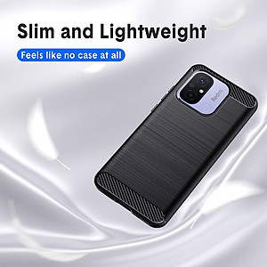 Ốp lưng chống sốc vân kim loại cho Xiaomi Redmi 12C / Poco C55 / Redmi 11A hiệu Likgus (chuẩn quân đội, chống va đập, chống vân tay) - Hàng nhập khẩu
