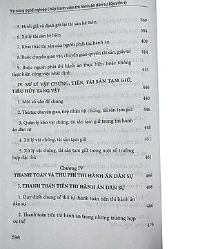 Kỹ năng nghề nghiệp Chấp hành viên thi hành án dân sự (Quyển 1)