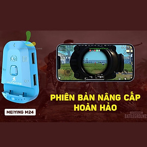 Bộ chuyển đổi chơi game Meiying M24 - Thiết bị hỗ trợ phím chuột ghìm tâm Ai kết nối điện thoại cực mướt - Hàng nhập khẩu