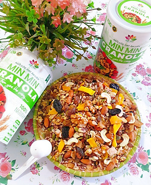 Ngũ Cốc Hạt Ăn Liền Min Min - Ngũ Cốc GRANOLA MIN MIN 2 HỘP (1KG)