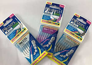 Bàn chải kẽ bẻ góc Piksters - gói 8 cây 