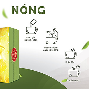 Trà hoà tan Rita Võ Cafe Sả chanh [12góix18g]