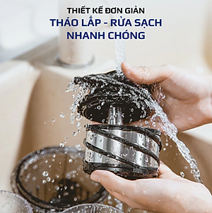 Máy Ép Chậm Olivo SJ210 Vỏ Hợp Kim Thương Hiệu Mỹ Dung Tích 0.35 Lít Công Suất 200 W - Hàng Chính Hãng