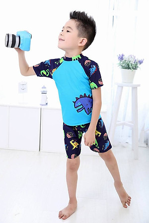 Đồ bơi khủng long đáng yêu cho bé trai