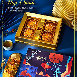 [HSD: 24/10/2025] Hộp 4 Bánh Trung Thu Givral Sum Vầy 4 (200gr)