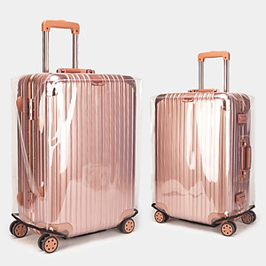 Áo bọc vali trong suốt, nhiều size- Bao trùm vali chống trầy xước cao cấp -Hàng chính hãng 