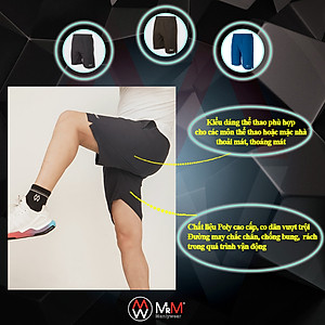 Set 2 quần đùi nam, quần Short Gió nam thể thao Basic trẻ trung năng động, thoáng mát co giãn 4 chiều MRM Manlywear