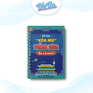 Sách - Sổ tay "xóa mù" tiếng Hàn, 5s là nhớ !