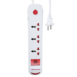 Ổ cắm Điện Quang ĐQ ESK 5W DBW103USB ( kiểu tàu siêu tốc ,3 lỗ 3 chấu, 2 USB, dây dài 5m)