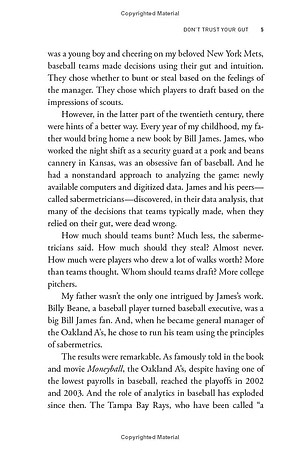 Don't Trust Your Gut