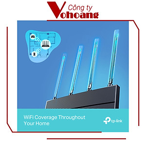 Bộ Phát Router WiFi 6 TP-Link Archer AX12 Băng Tần Kép AX1500 - Hàng Chính Hãng