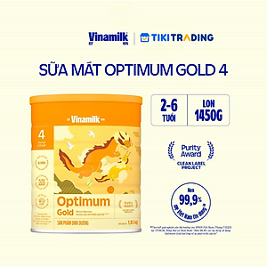Sữa bột VinamilkOptimum Gold Step 4 Hộp Thiếc 1450g