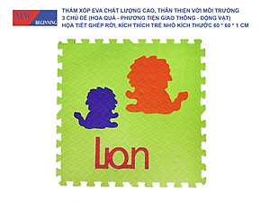 Tấm thảm chơi xếp hình EVA xếp hình lồng vào nhau thân thiện với môi trường dành cho trẻ em để tập bò.