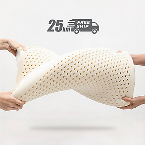 Gối Cao Su Liên Á Contour LAGC3050 (30 x 50 cm) - Trắng