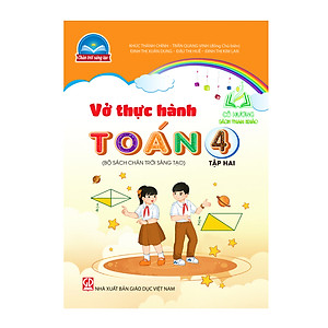 Sách - Combo Vở thực hành Toán 4, tập 1+2 (Bộ sách Chân trời sáng tạo)