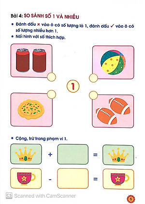 Sách Hành Trang Cho Bé Vào Lớp 1 - Vở Bé Học Toán - Dành Cho Trẻ 5-6 Tuổi