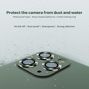 Bộ miếng dán kính cường lực bảo vệ Camera cho iPhone 11 Pro / 11 Pro Max hiệu Nillkin CLRFilm mang  lại khả năng chụp hình sắc nét full HD (độ cứng 9H, chống trầy, chống chụi & vân tay, bảo vệ toàn diện) - Hàng chính hãng