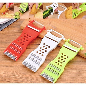 Dụng Cụ Bào Sợi Rau Củ Quả Cầm Tay 3in1 TOKDODO, Nạo Rau Củ Quả Nhà Bếp Đa Năng ( Giao Màu Ngẫu Nhiên )