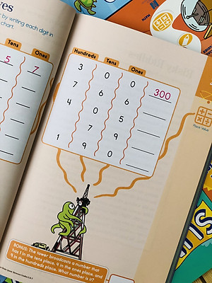 Sách summer brain quest 2&3 phát triển tư duy iq cho bé - in màu ( 7 - 8 tuổi )