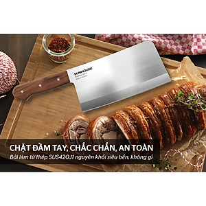 Dao chặt xương thép nguyên khối Sunhouse KS-KN200CS