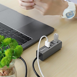 Hub USB 4 Cổng HOCO HB1 Dây Dài 80cm - Hàng Nhập Khẩu