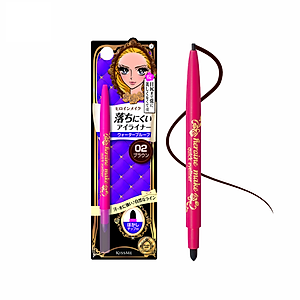 Bút Chì Sáp Kẻ Mí Mắt Không Trôi Nét Vẽ Tự NhiênDạng Xoay Màu Nâu Kissme Heroine Make