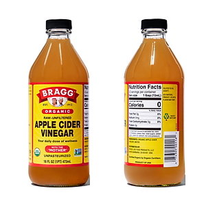 Combo 2 chai giấm táo BRAGG Hữu cơ Nhập khẩu USA chai 473ml siêu tiết kiệm