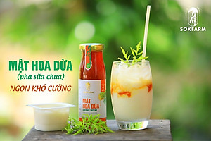 Mật hoa dừa Sokfarm - Vị ngon ngọt, An toàn cho trẻ nhỏ, bổ sung nhiều năng lượng
