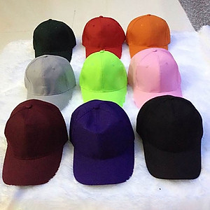 Mũ lưỡi trai - nón trơn unisex nam nữ chống nắng phong cách đơn giản, trẻ trung