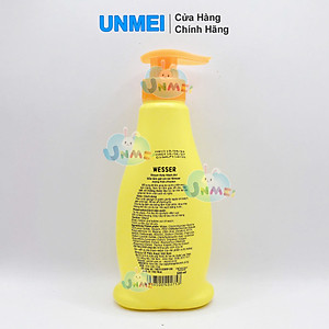 Bộ 2 Chai Sữa Tắm Gội Wesser 2in1 Hương Phấn (500ml x 2) - Cam