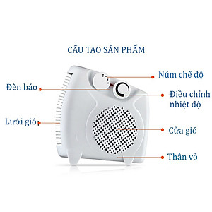 QUẠT SƯỞI 2 CHIỀU SƯỞI ẤM THÔNG MINH- HÀNG NHẬP KHẨU