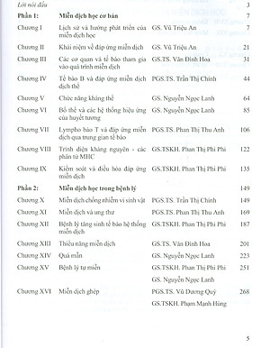 MIỄN DỊCH HỌC (Xuất bản lần thứ tư có sửa chữa và bổ sung - năm 2022)