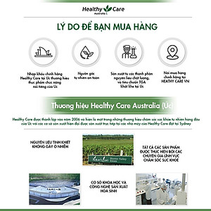 Bổ tim Úc Healthy Care CoEnzyme Q10 150mg giúp duy trì sức khỏe tim mạch, nâng cao sức khỏe chung - OZ Slim Store